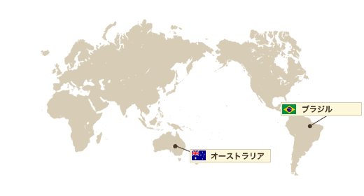 プラチナルチルの原産国