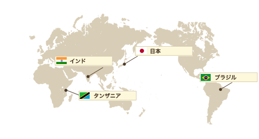 カイヤナイトの原産国